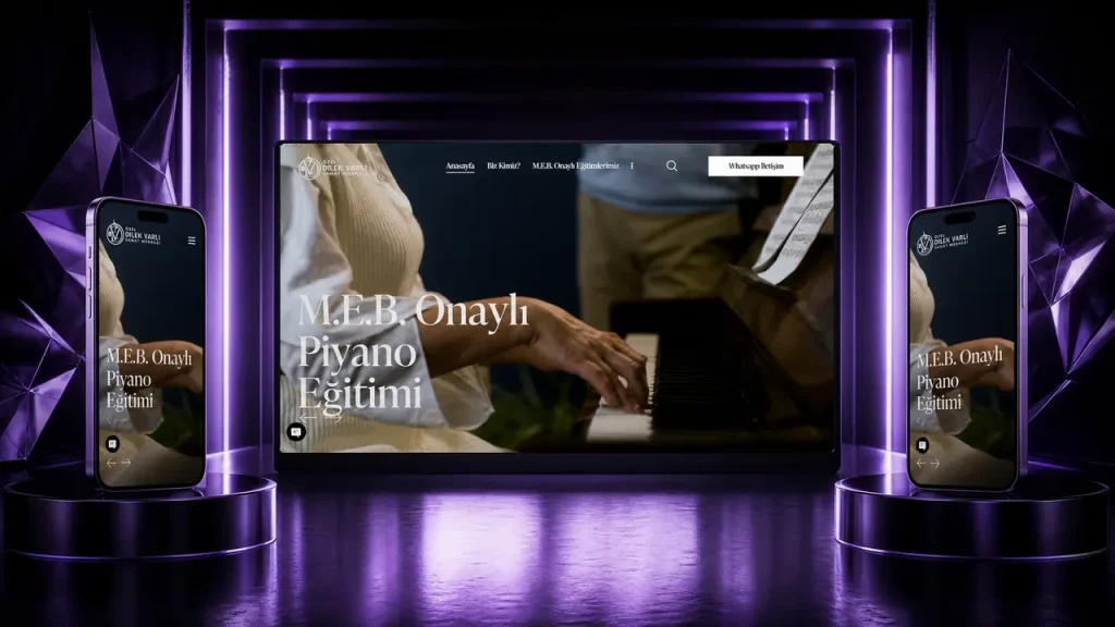 Dilek Varlı Sanat web sitesi tasarımı